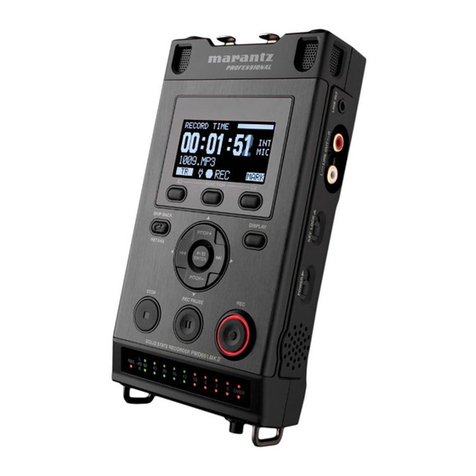 Marantz PMD661MK II User manual