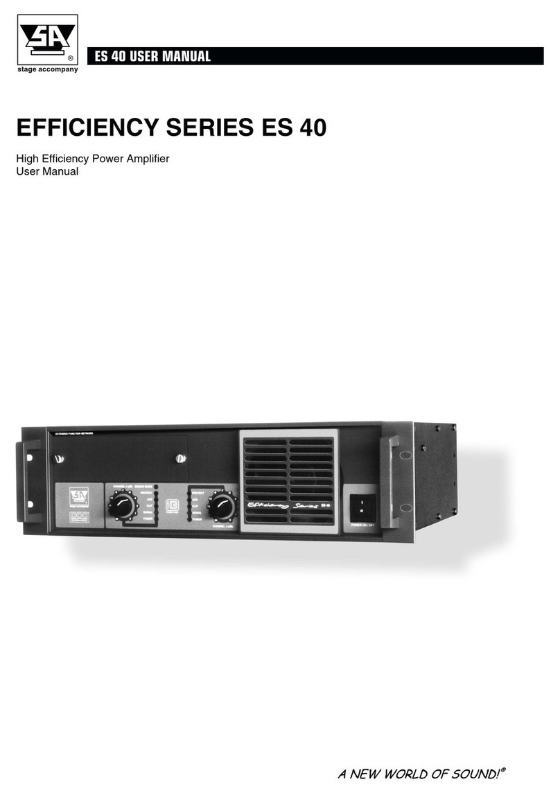 New Stage Accompany ES 40 User manual