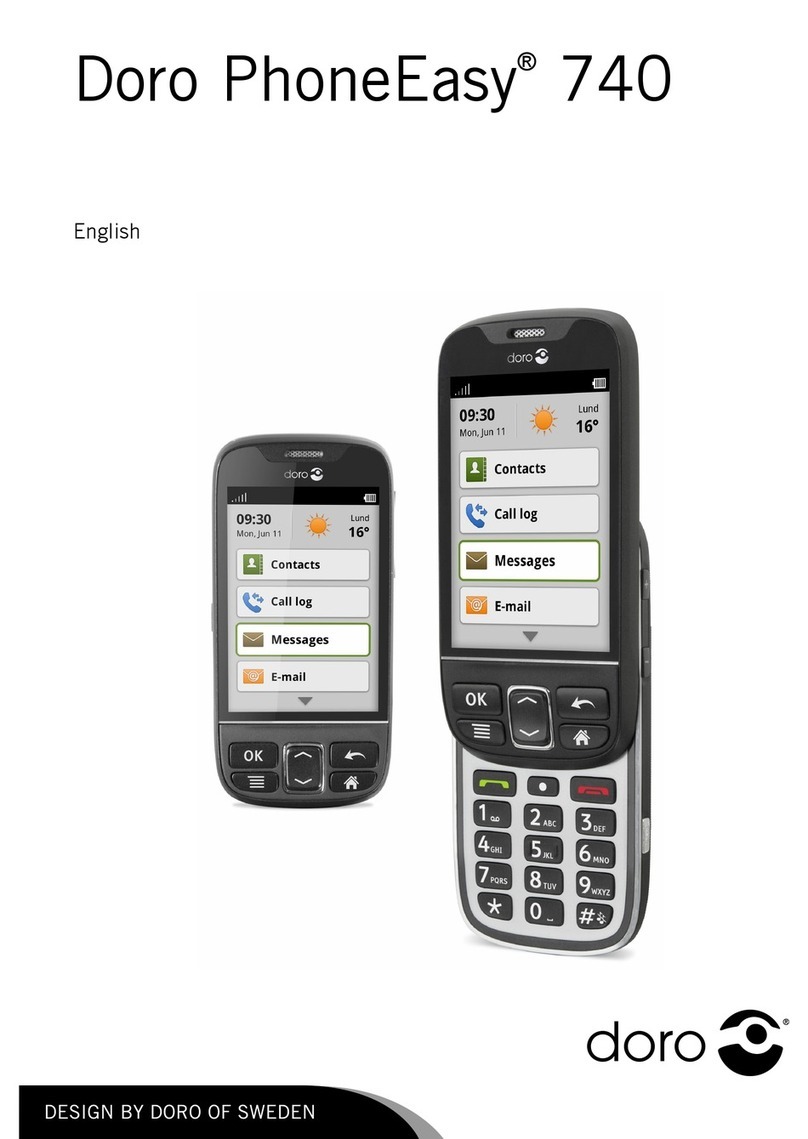 Doro PhoneEasy 740 user guide