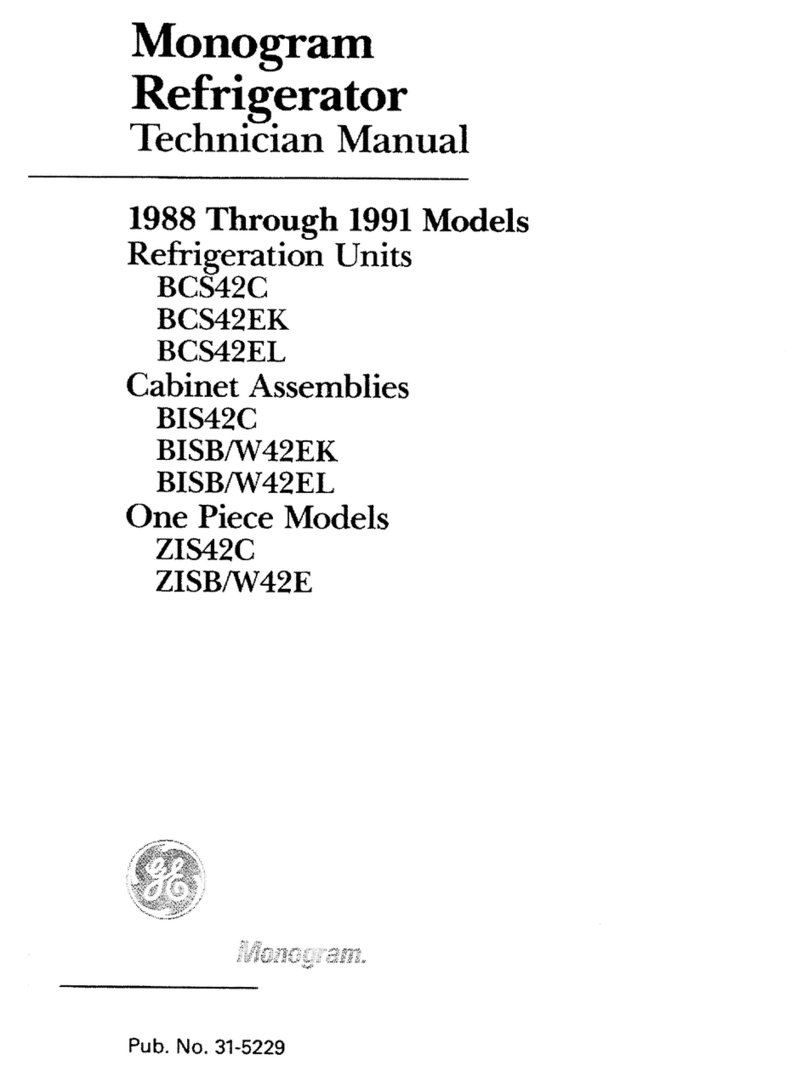 GE Monogram BCS42C User manual