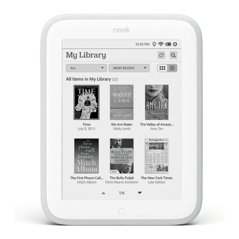 Barnes & Noble NOOK GlowLight user guide