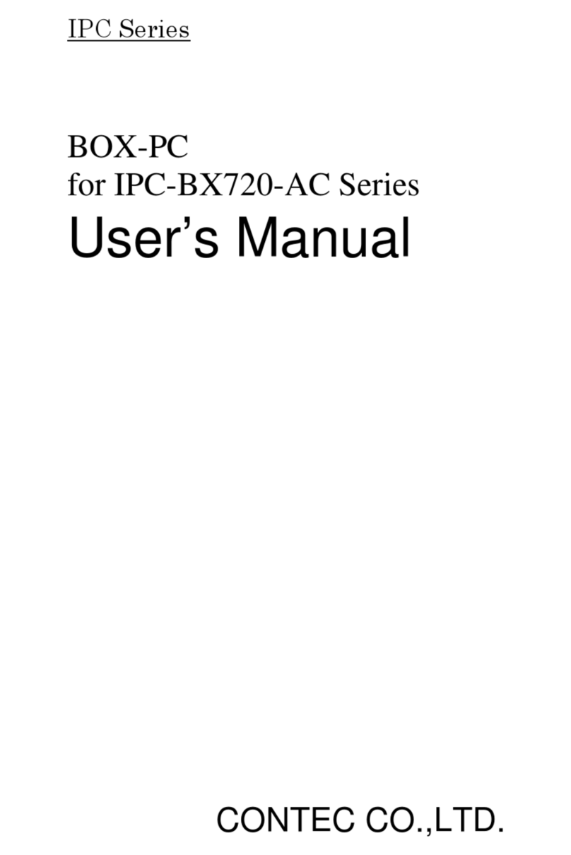 Contec IPC-BX720-AC Series user manual