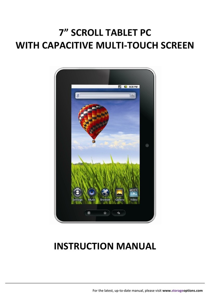 Storage Options Scroll User manual