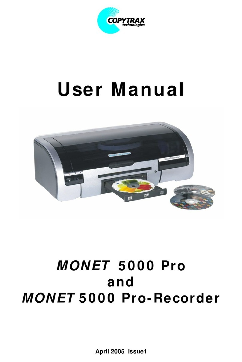 Copytrax MONET 5000 Pro user manual