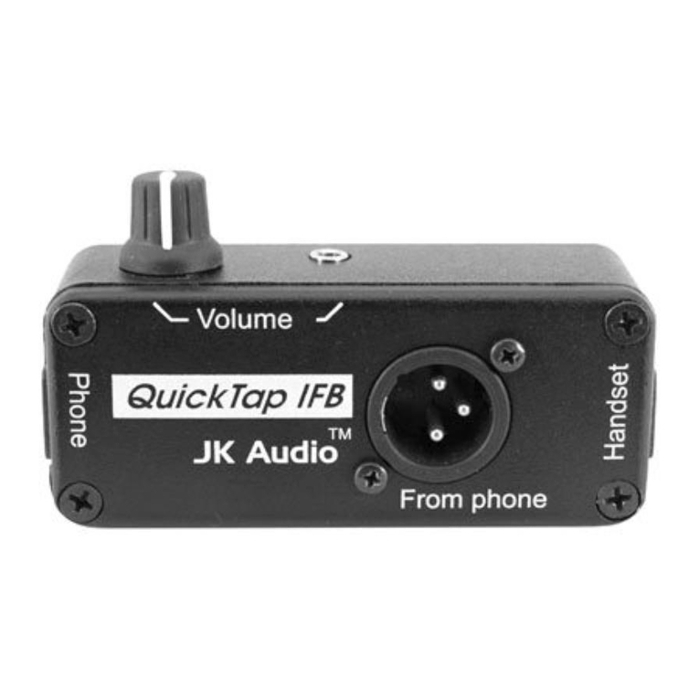 JK Audio QuickTap IFB user guide