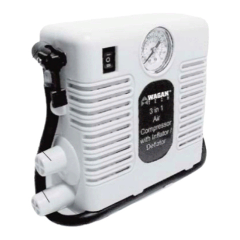 Wagan 3-In-1 Air Compressor with Inflator/Deflator User manual