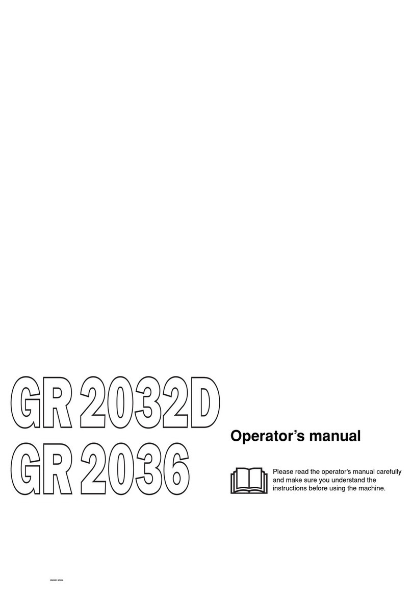 Jonsered GR 2036 Operator's manual Jonsered GR 2036 Operator's manual