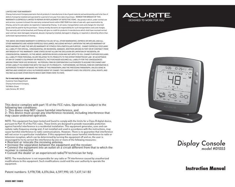 ACU-RITE 1055 User manual