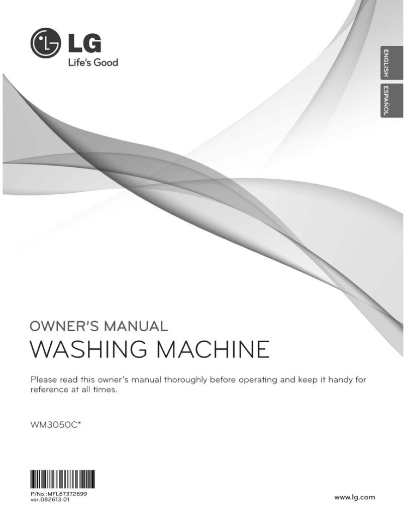LG WM3050C Series owner's manual
