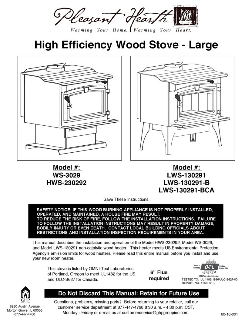 pleasant hearth WS-3029 user manual