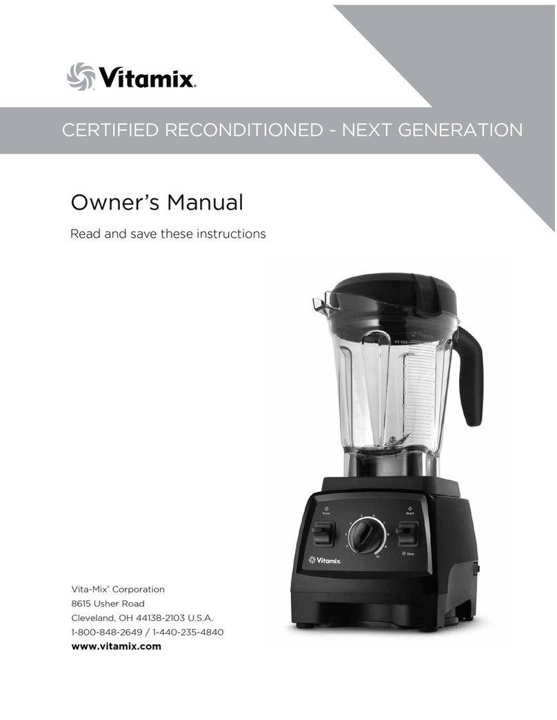 Vitamix Blender User manual