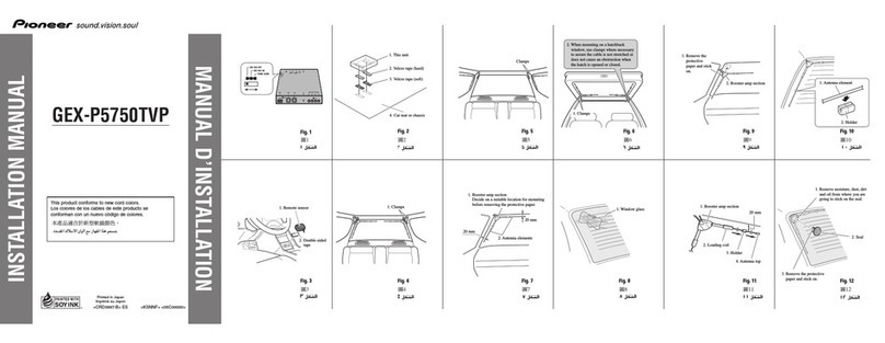 Pioneer GEX-P5750TVP User manual