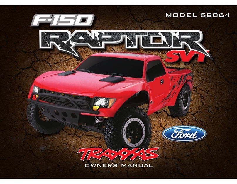 Traxxas F-150 Raptor SVT 5806 User manual