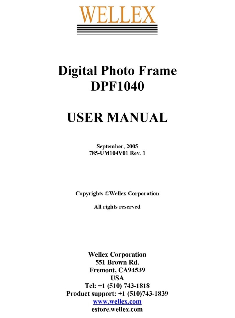 Wellex DPF1040 user manual