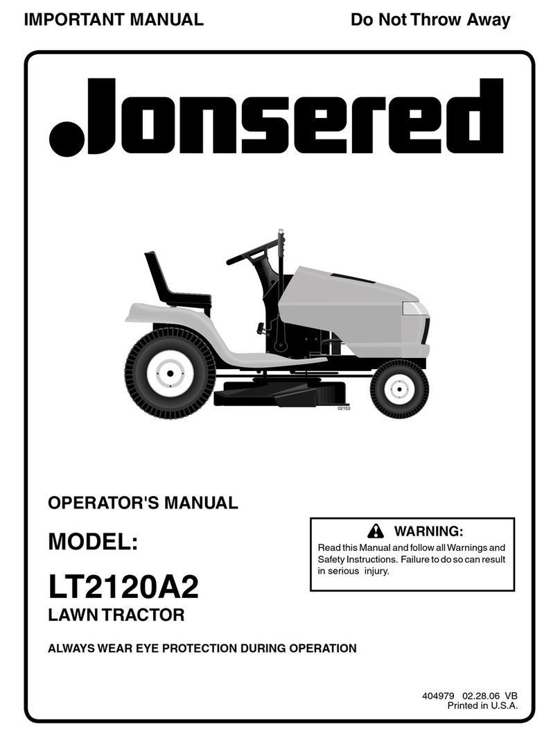 Jonsered LT2120A2 Operator's manual