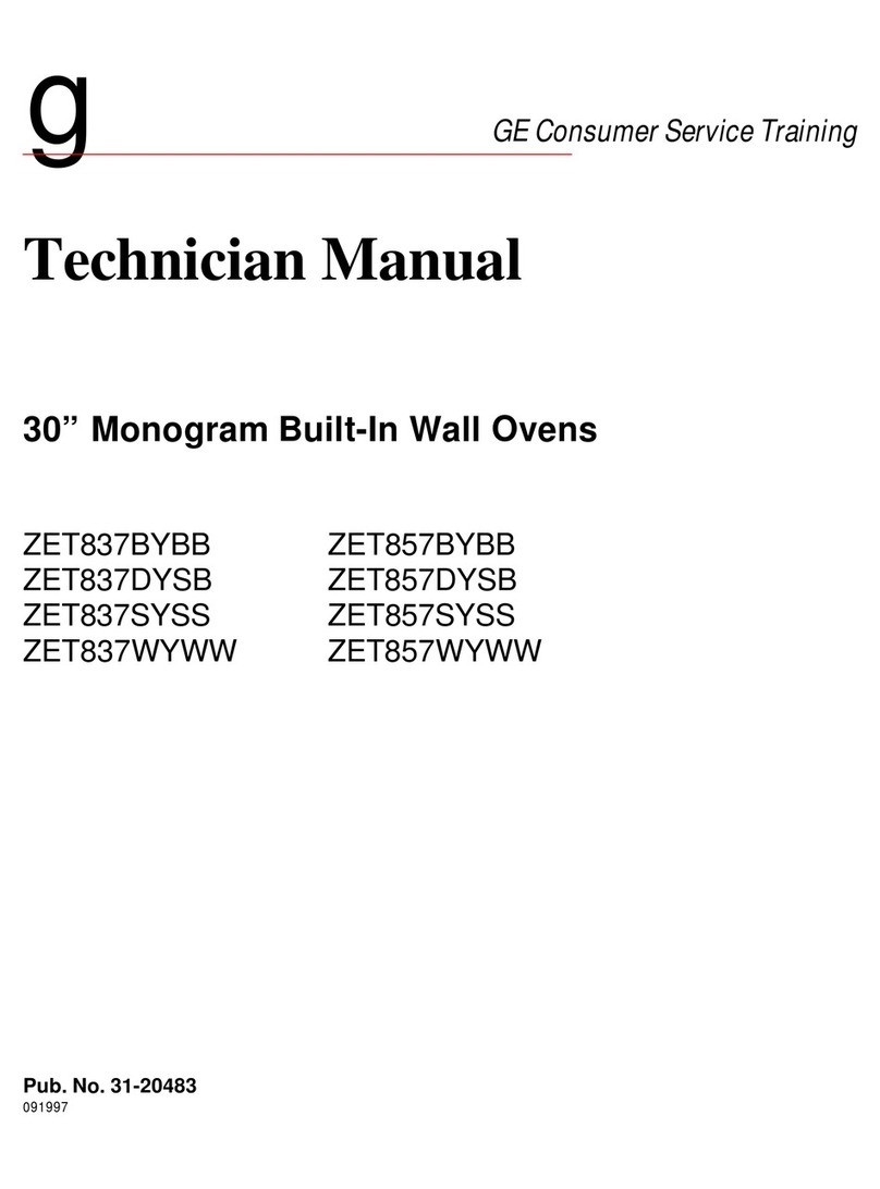 GE Monogram  ZET837BYBB User manual