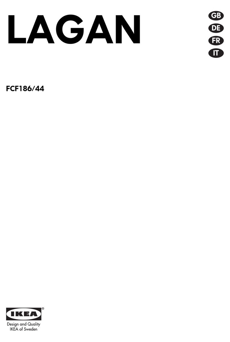 IKEA LAGAN FCF186/44 user manual
