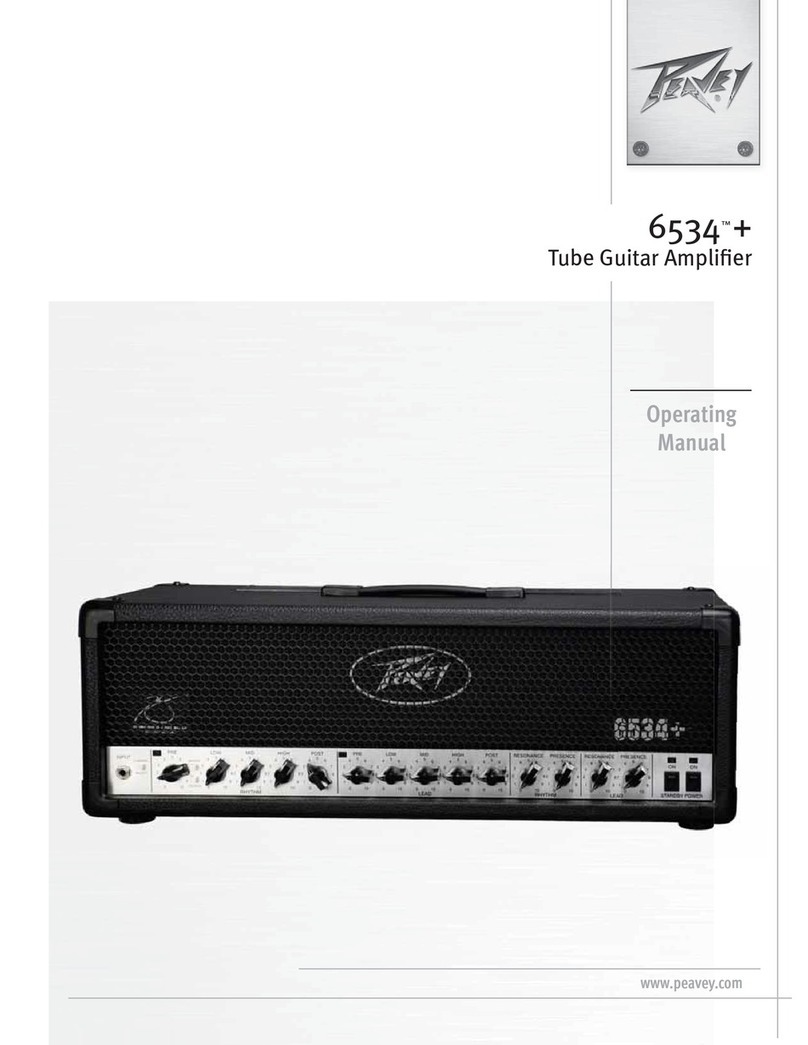 Peavey 6534 plus User manual