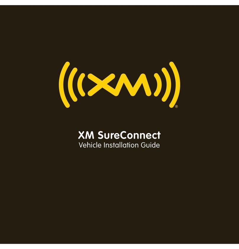 XM Satellite Radio XM SureConnect User manual