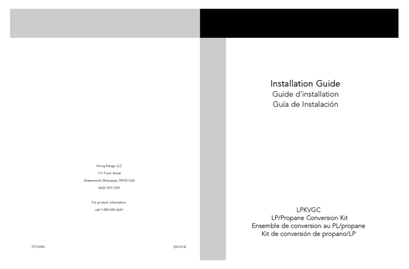 Viking VGC530 User manual