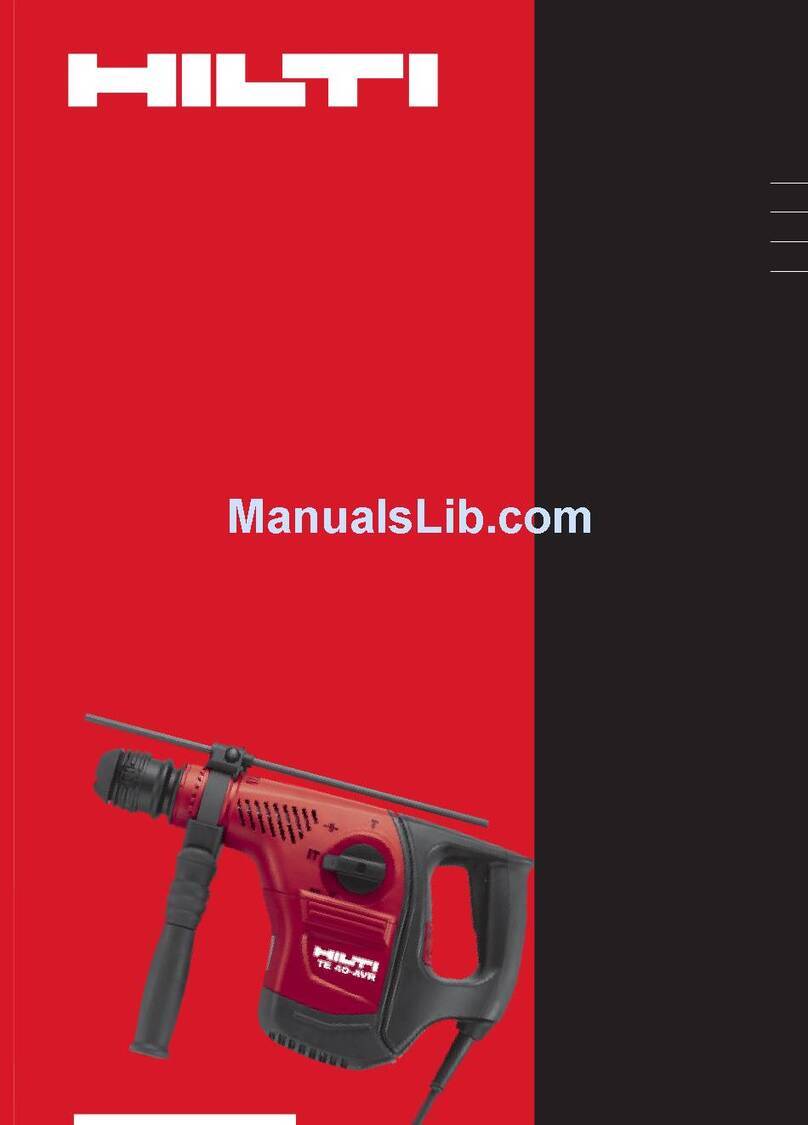 Hilti TE 40-AVR User manual