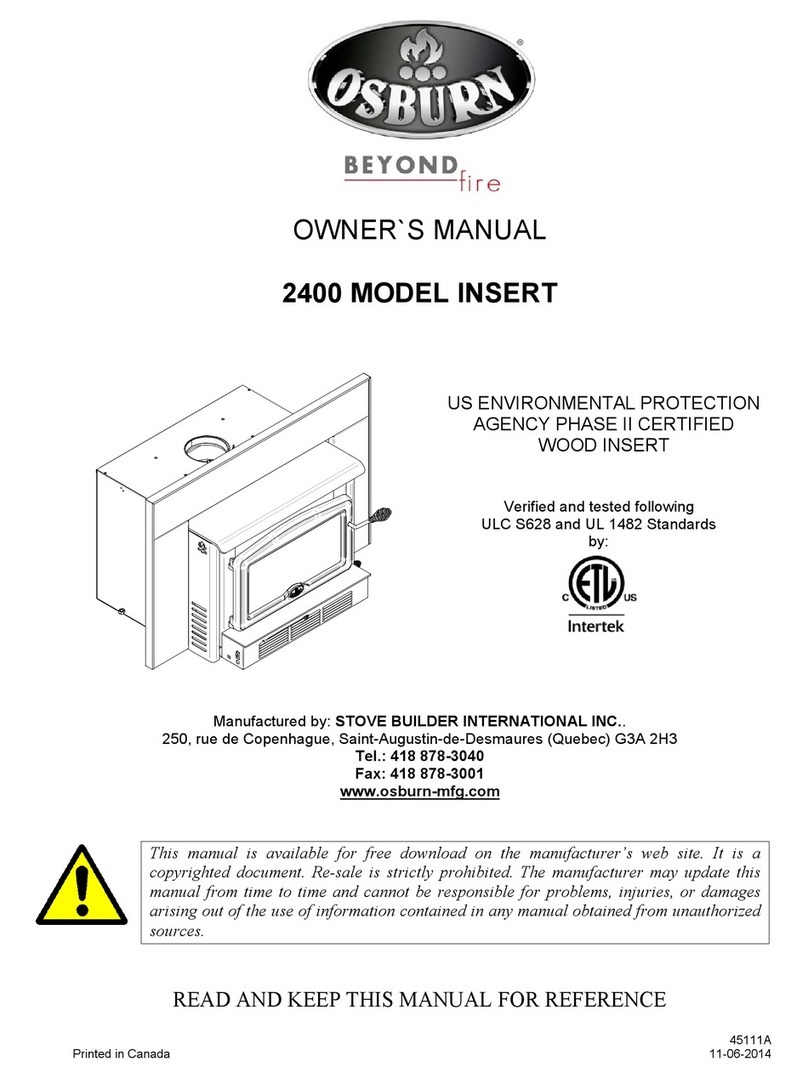 Osburn 2400 owner's manual Osburn 2400 owner's manual