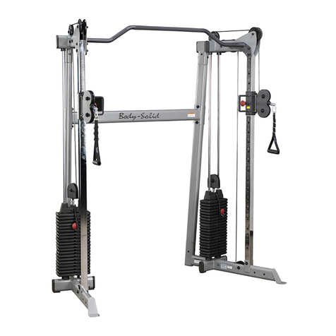 Body Solid GDCC200.1 Owner's manual & assembly instructions
