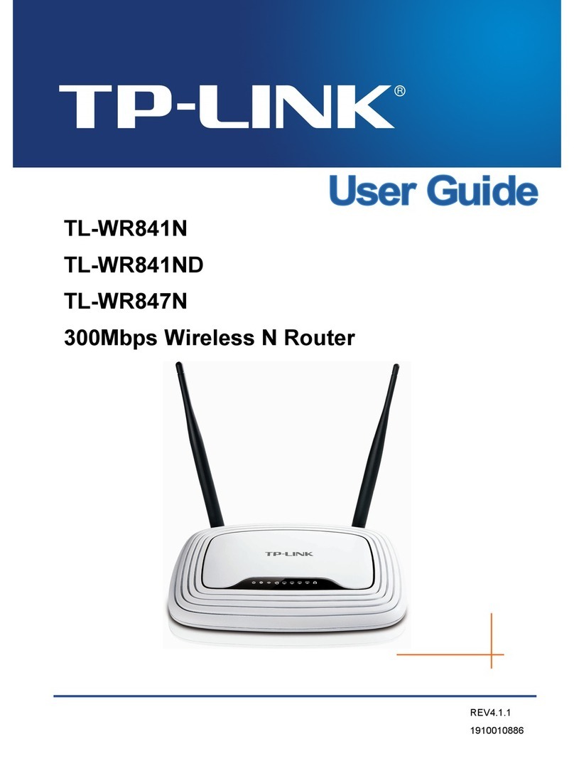 TP-Link TL-WR847N User manual