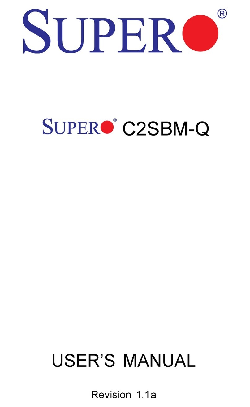 Supero C2SBM-Q User manual