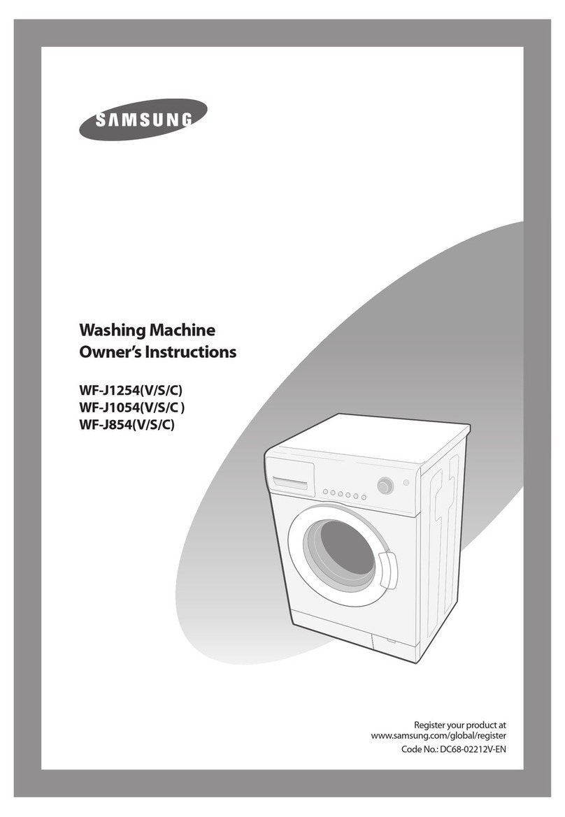 Samsung WF-J1254V User manual