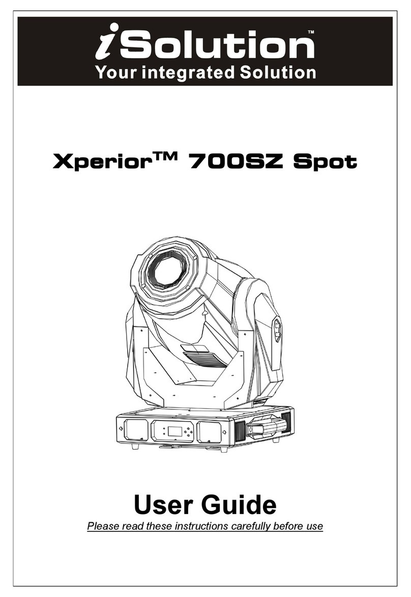 iSolutions Xperior 700SZ Spot User manual