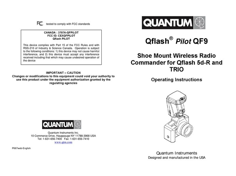 Quantum Qflash Pilot QF9 operating instructions
