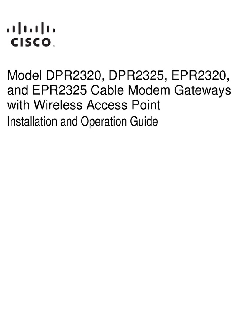 Cisco DPR2320 Operating instructions