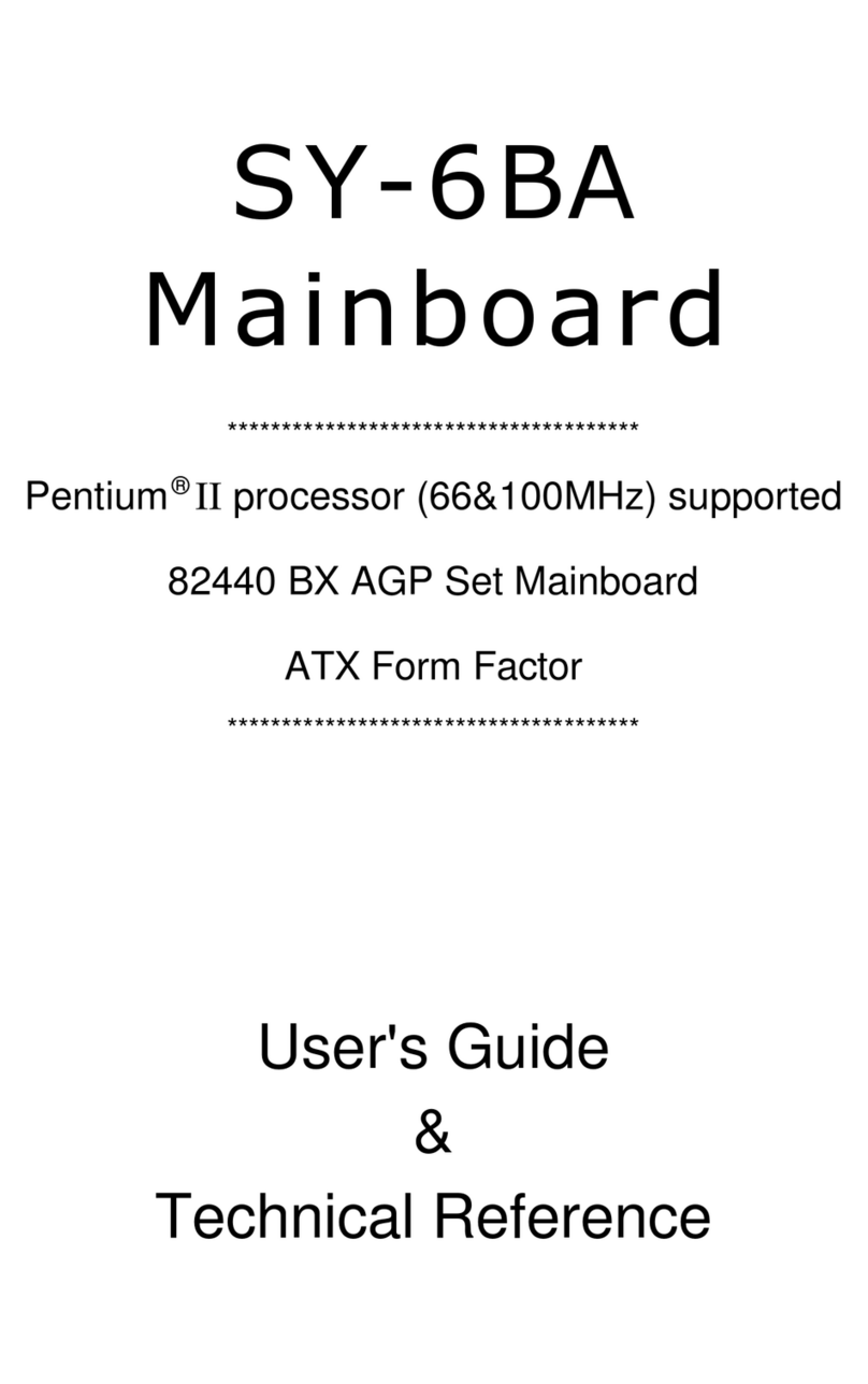 SOYO SY-6BA+ Use and care manual