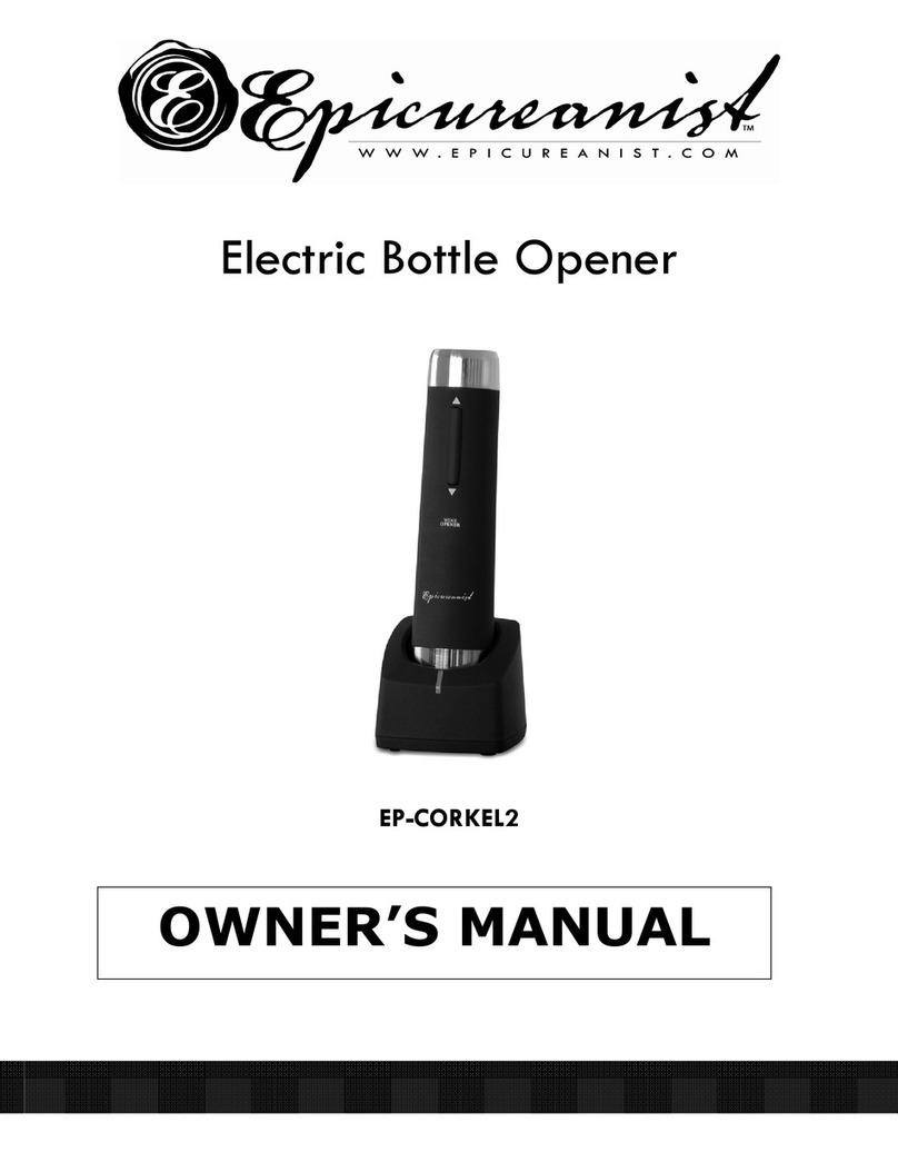 Epicureanist EP-CORKEL2 owner's manual