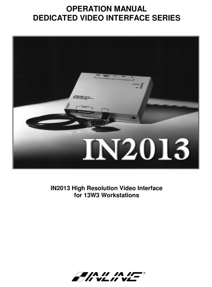 Inline IN2013 User manual Inline IN2013 User manual