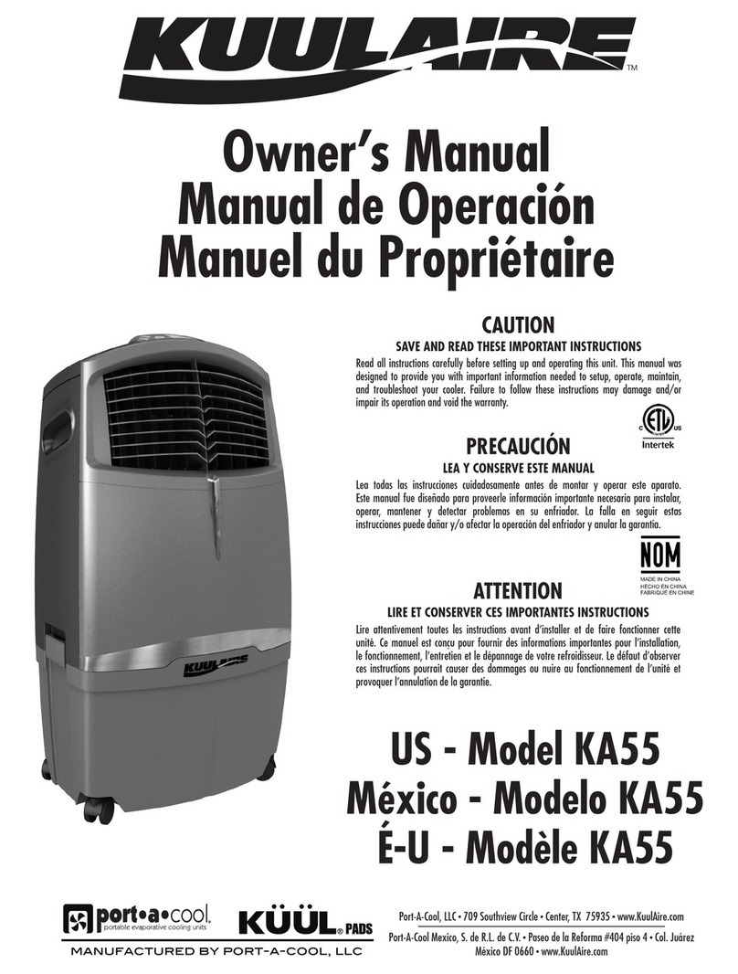 KUULAIRE KA55 owner's manual