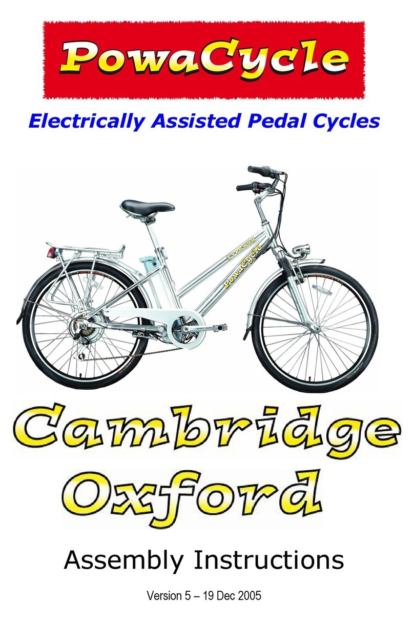 PowaCycle Cambridge Assembly instructions