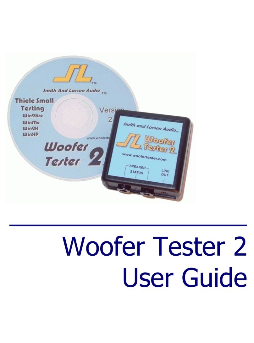Smith & Larson Audio Wofer Tester 2 user guide