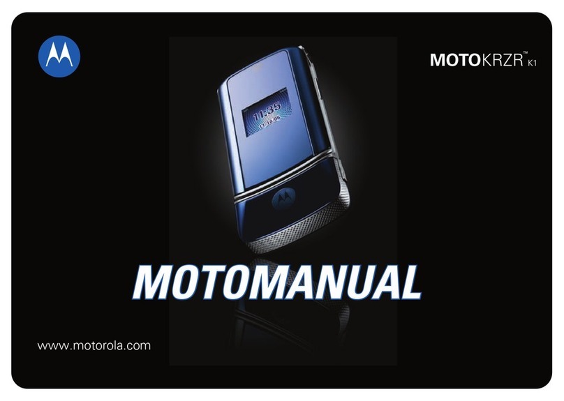 Motorola MOTOKRZR K1 User manual