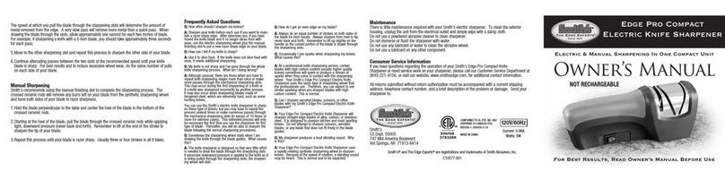 Smith's Heating First Edge Pro Compact User manual