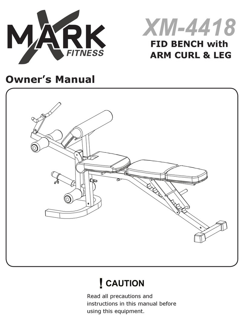 Mark Fitness XM-4418 owner's manual