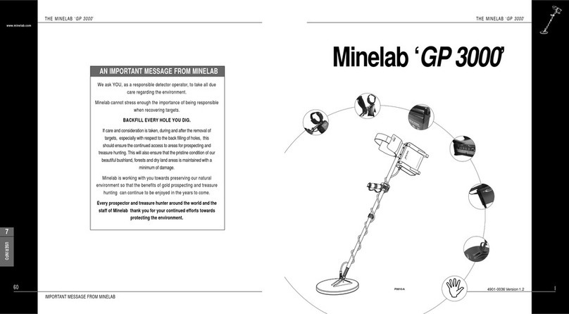 Minelab GP 3000 User manual