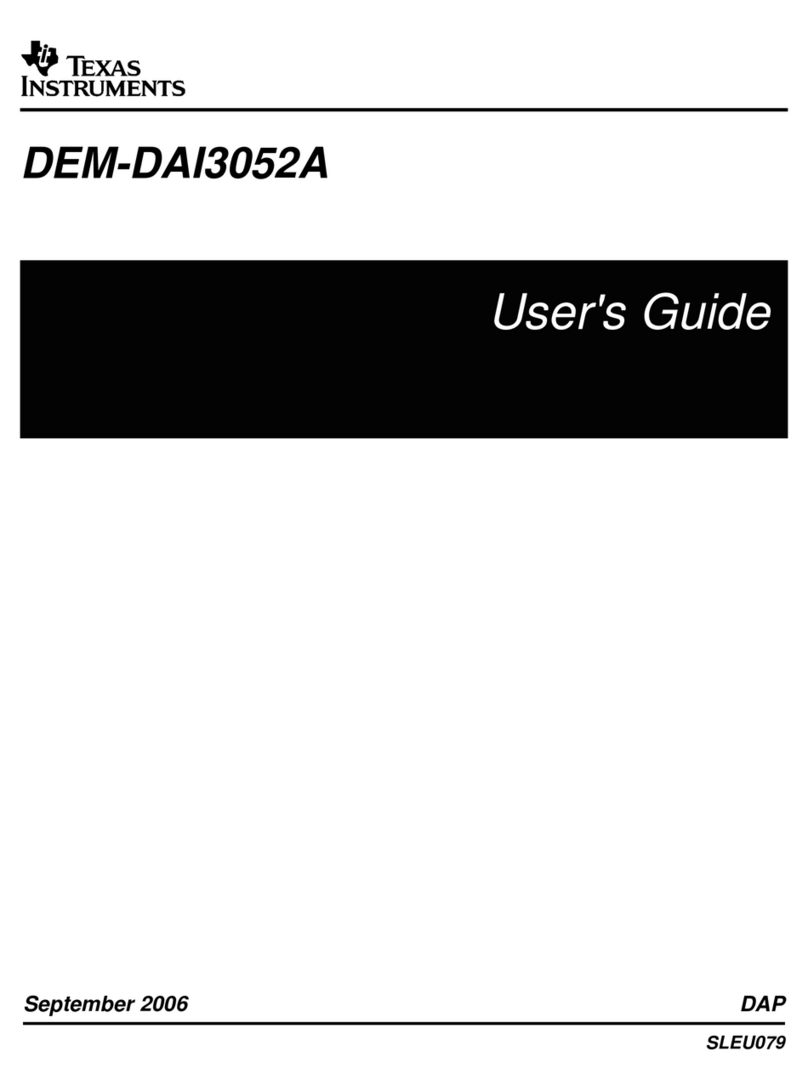 Texas Instruments DEM-DAI3052A User manual