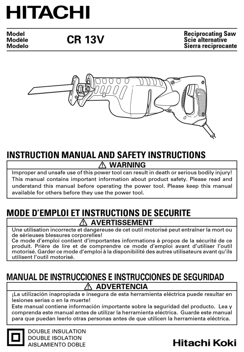 Hitachi CR 13V Operator's manual