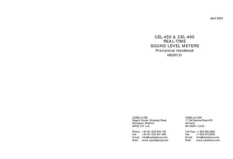 CASELLA CEL CEL-450 Handbook