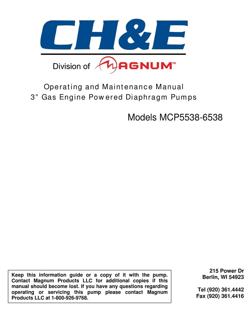 Magnum MCP5538 Operating and maintenance manual Magnum MCP5538 Operating and maintenance manual