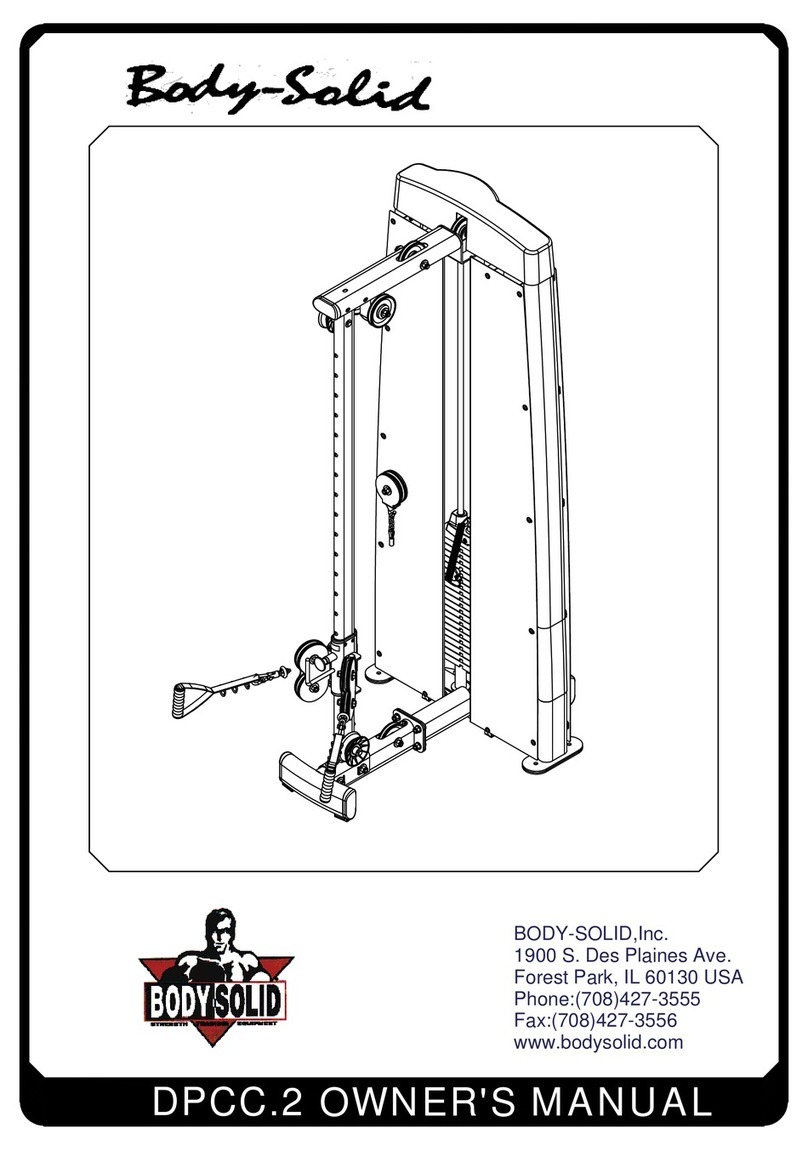 Body Solid DPCC.2 owner's manual