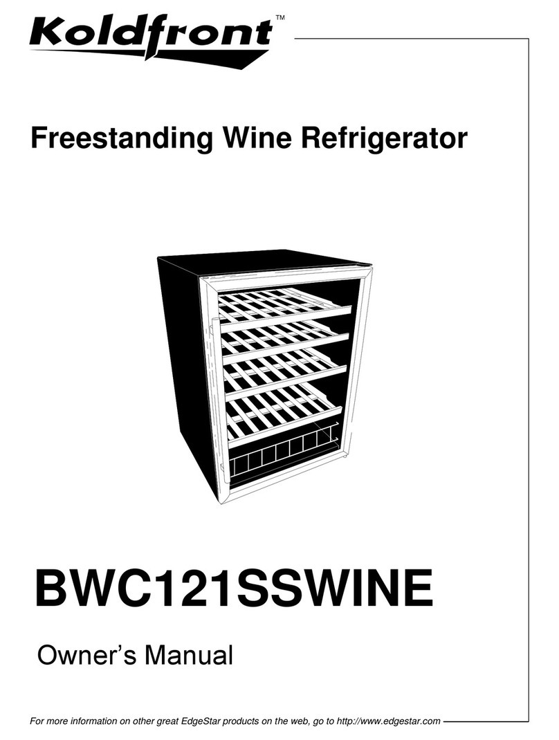 Koldfront BWC121SSWINE User manual