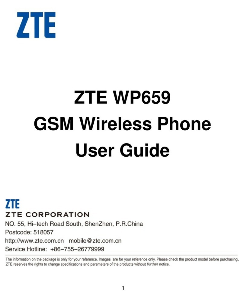 Zte WP659 User manual
